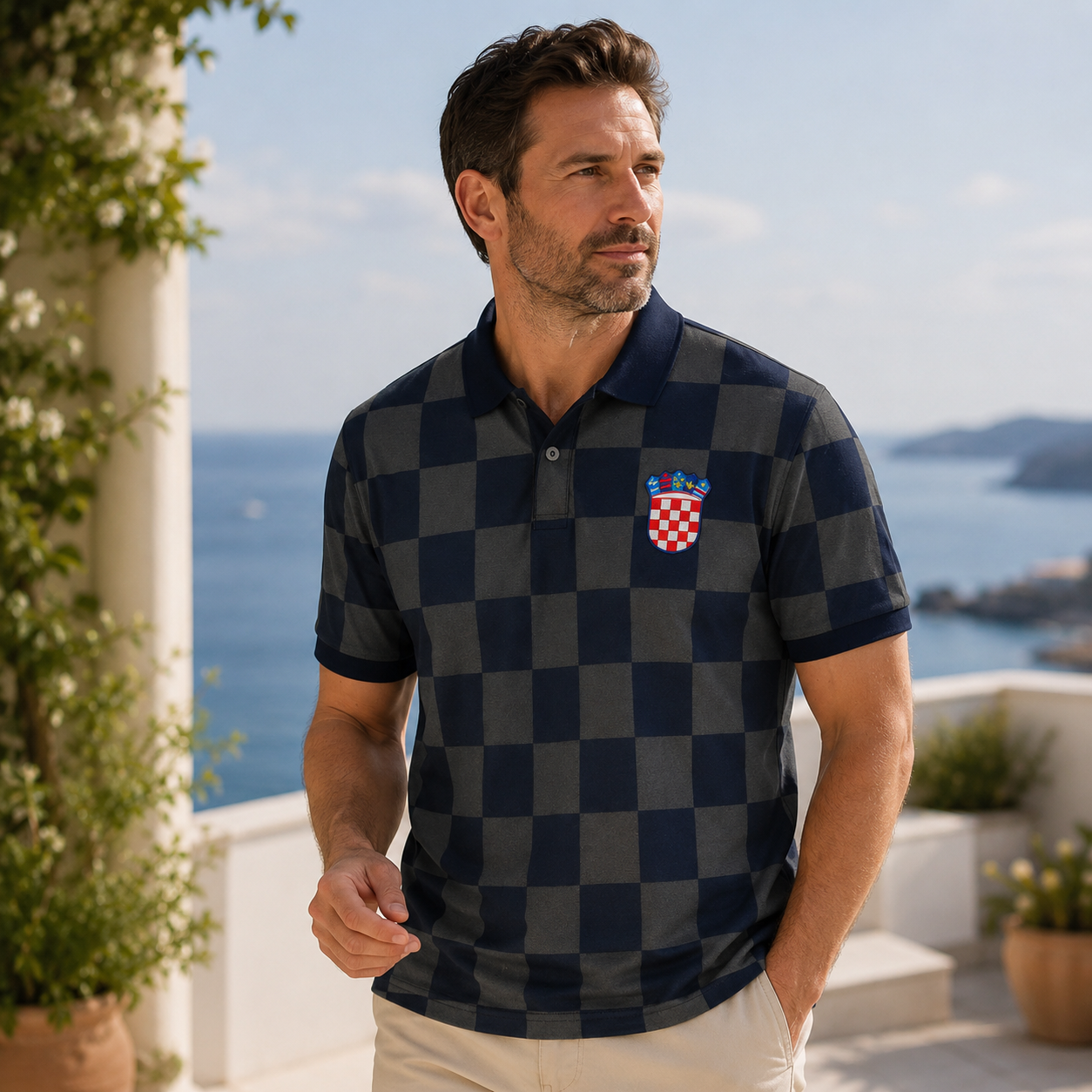 Hrvatski Polo s Grbom – Premium Pamuk