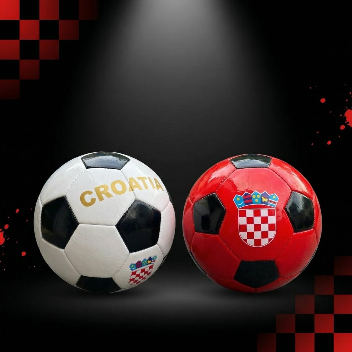 HR nogometna lopta 8 - HR Croatia football premium