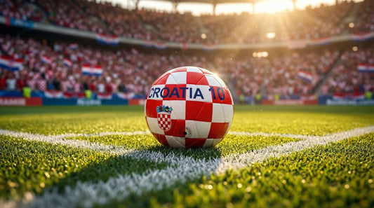 Croatia Nogometna Lopta – Kockasti Dizajn | Br. 10
