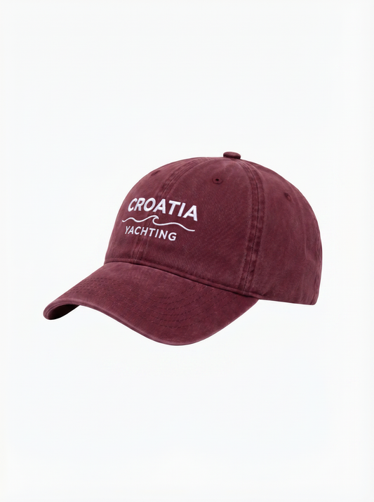 Croatia Yachting Vintage Kapa - Burgundy
