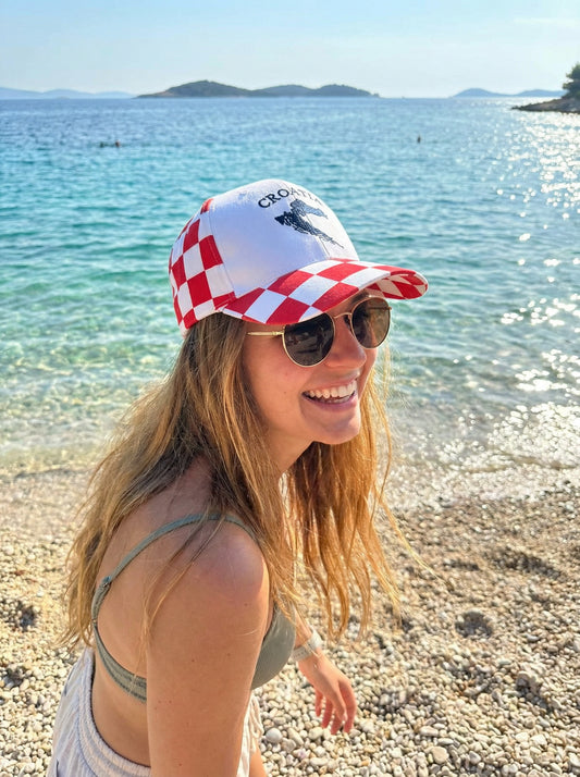 Croatia Šilterica – Bijela s Kartom i Šahovnicom na Šiltu