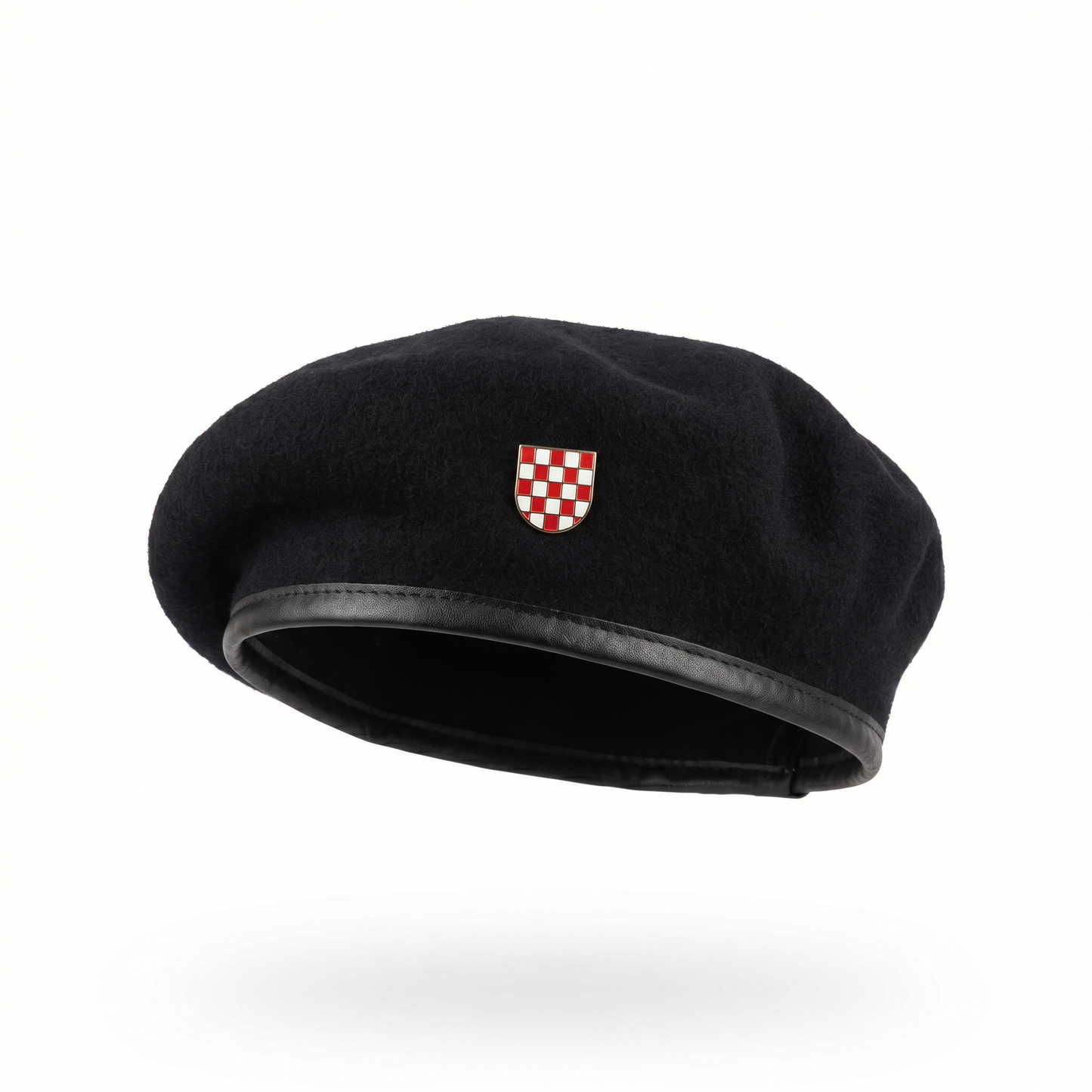 Hrvatska Baret s Grbom - Crna