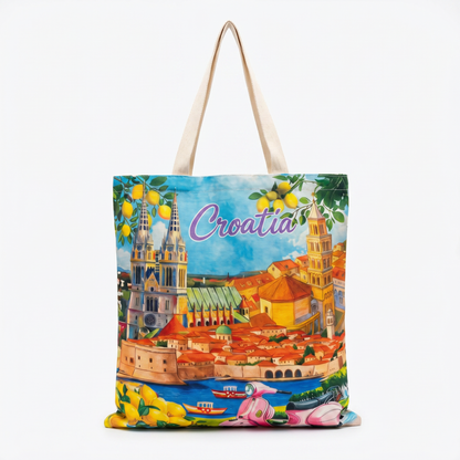 Croatia Cities Tote Bag - All Cities
