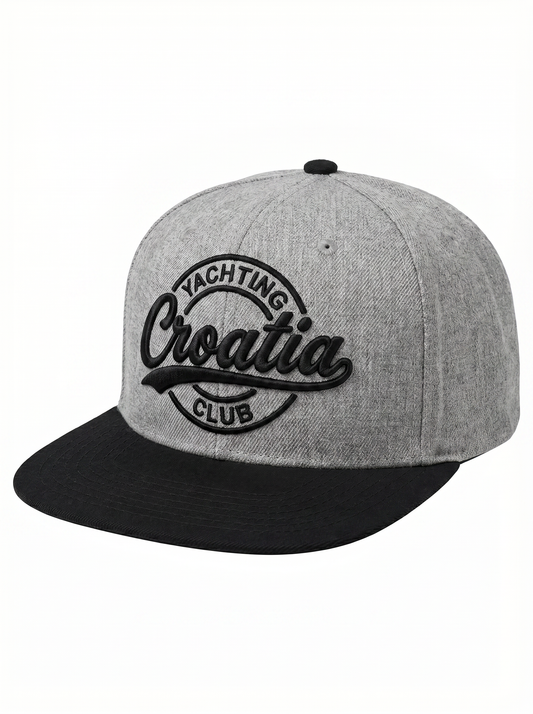 Croatia Yachting Club Snapback - Siva / Crna