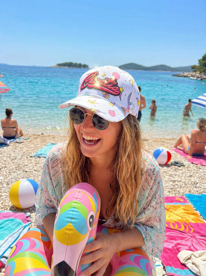 Croatia Unicorn Šilterica – Bijela s Glitter Natpisom