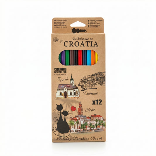 Bojice 'Welcome to Croatia' – Set od 12 komada