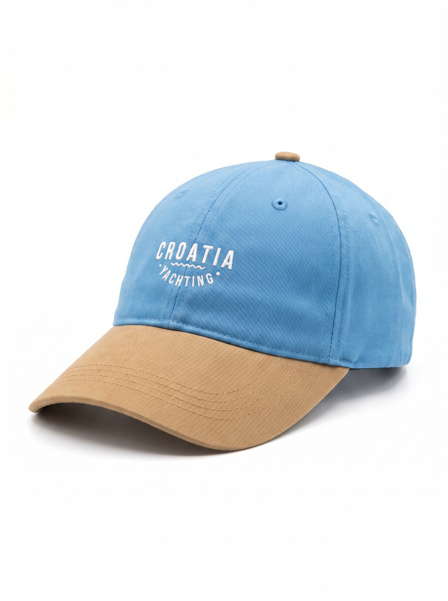 Croatia Yachting Dvobojna Kapa - Sky Blue / Tan