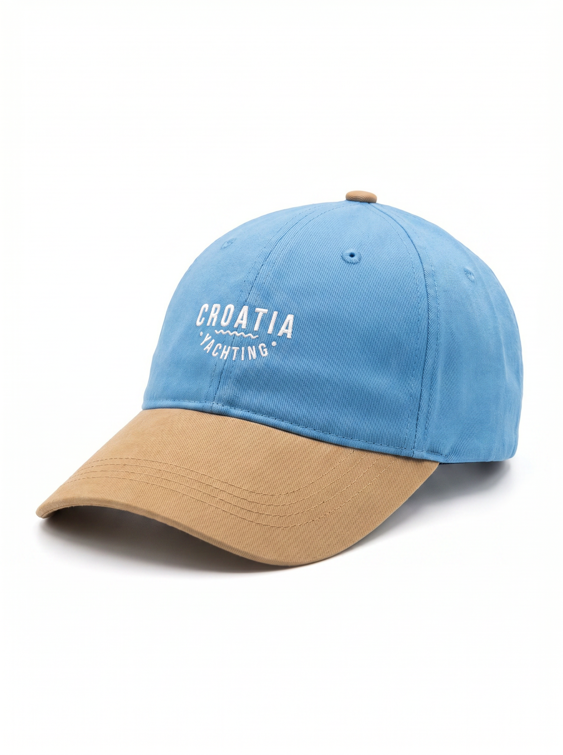 Croatia Yachting Dvobojna Kapa - Sky Blue / Tan