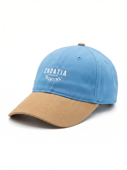 Croatia Yachting Dvobojna Kapa - Sky Blue / Tan
