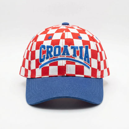 Croatia Šilterica – Šahovnica s Plavim Šiltom i Natpisom