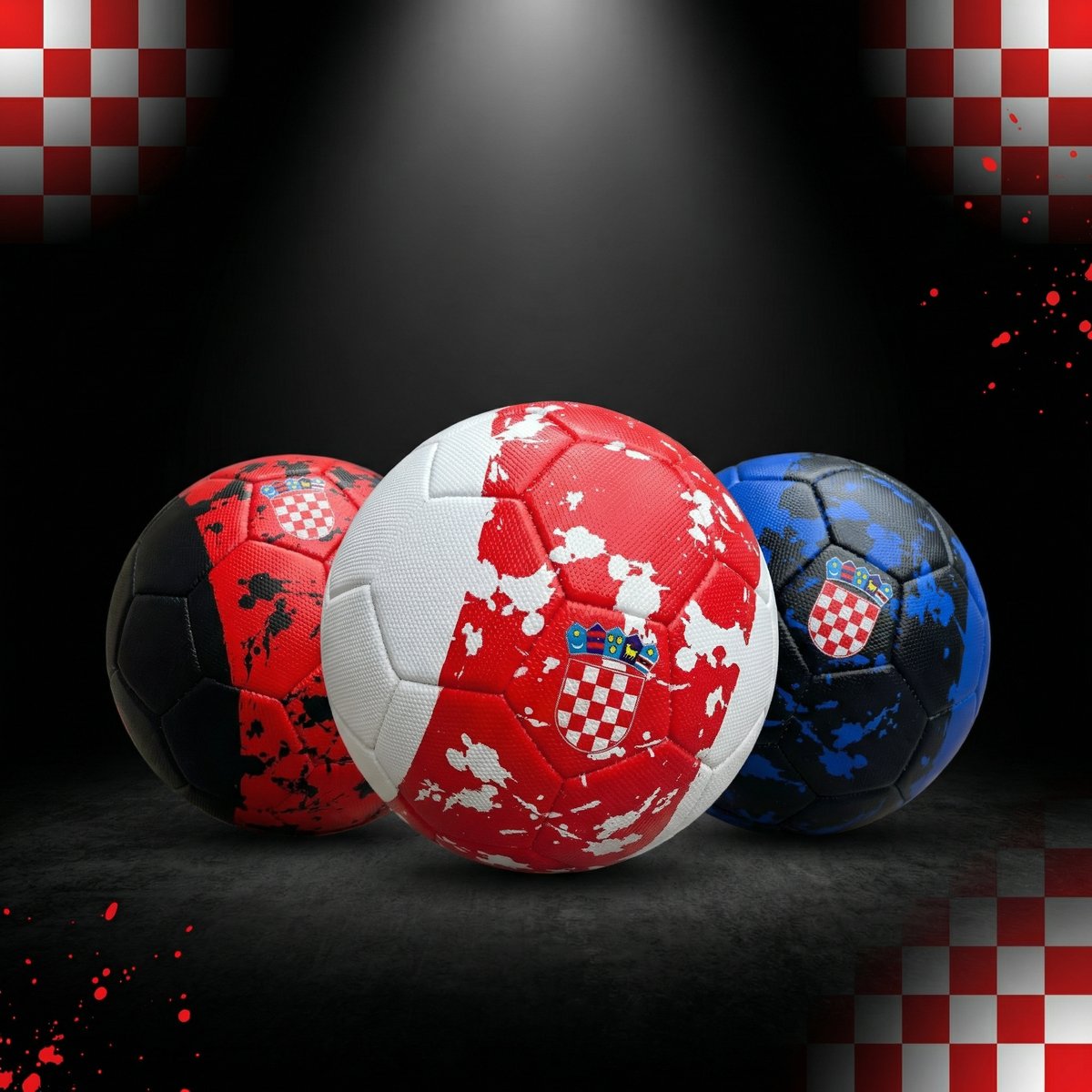 HR nogometna lopta 1 - HR Croatia football