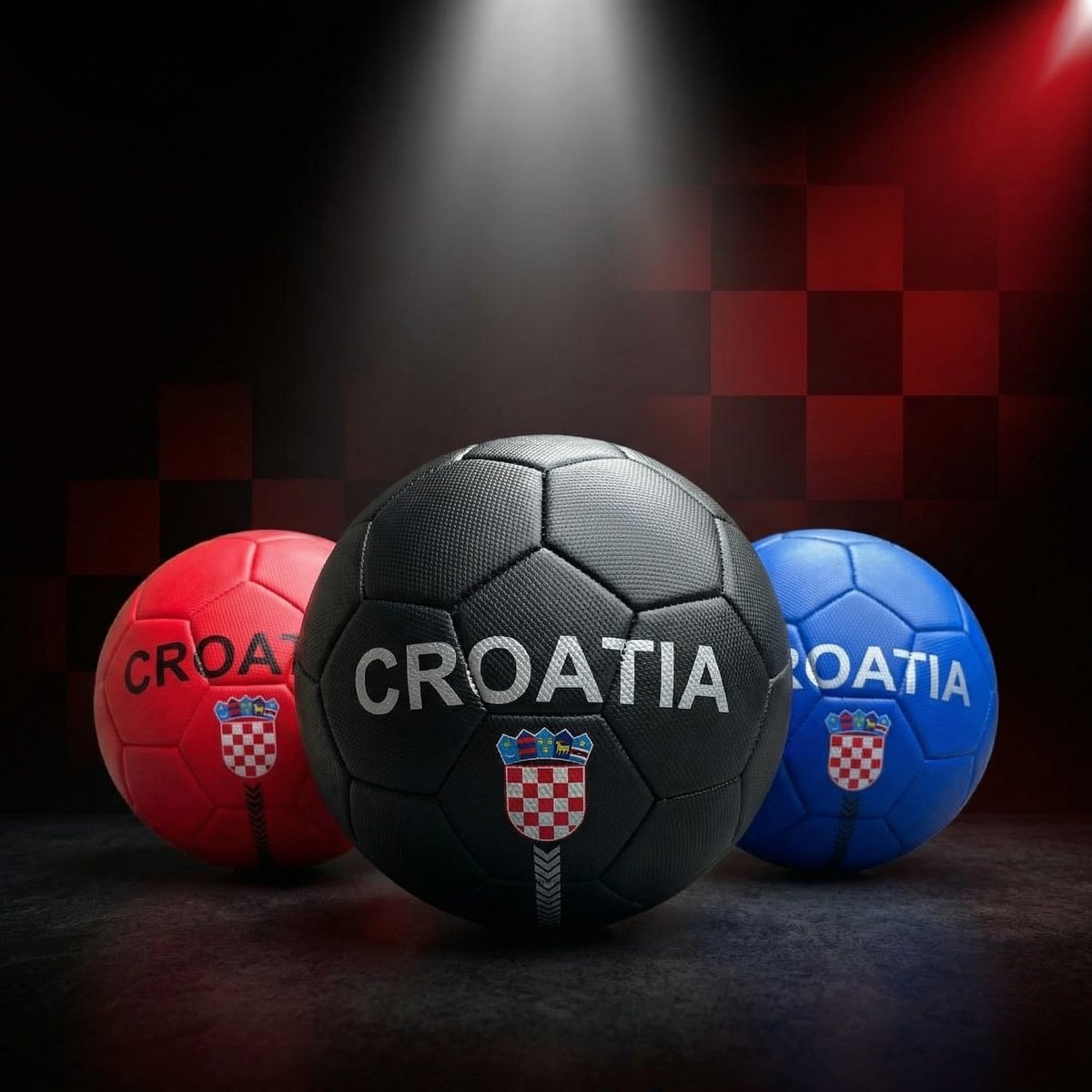HR nogometna lopta 4 - HR Croatia football