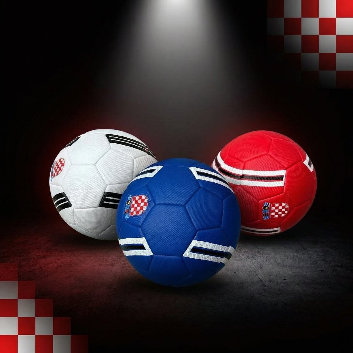 HR nogometna lopta 5 - HR Croatia football