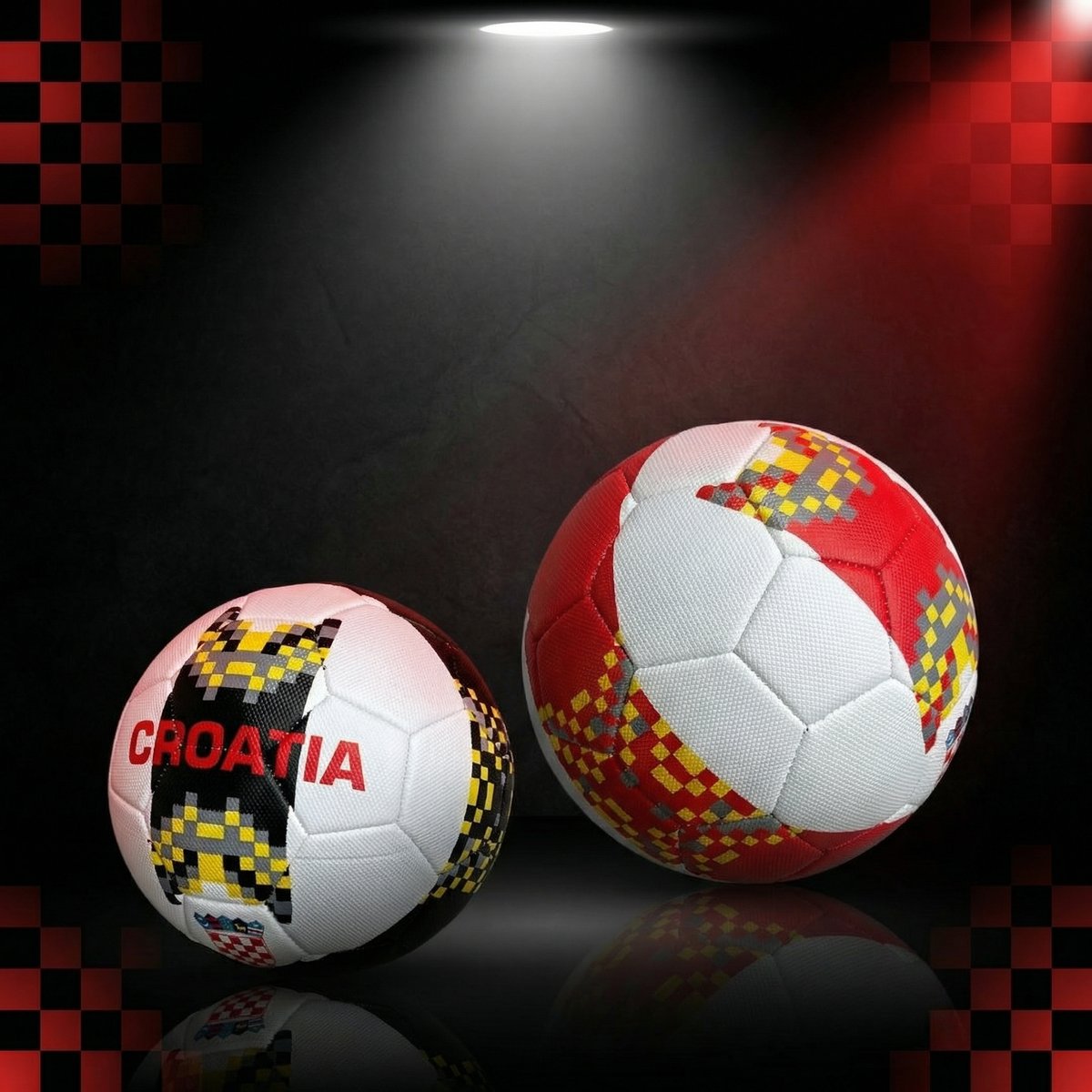 HR nogometna lopta 9 - HR Croatia football
