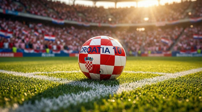 Croatia Nogometna Lopta – Kockasti Dizajn | Br. 10