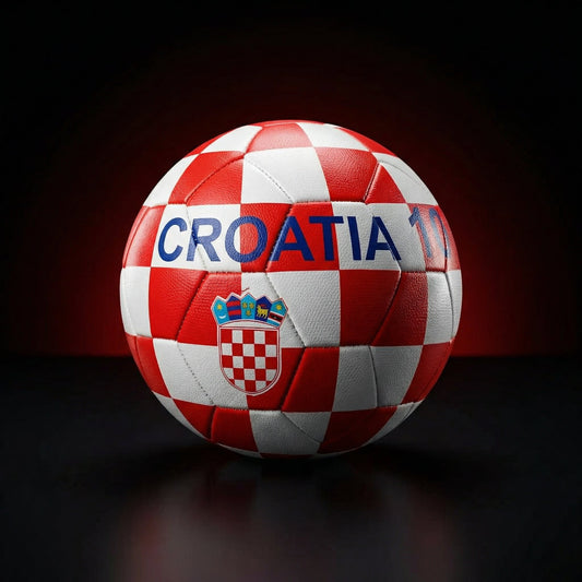Croatia Nogometna Lopta – Kockasti Dizajn | Br. 10