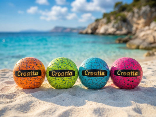 Croatia beach odbojkaška lopta – 4 boje na plaži