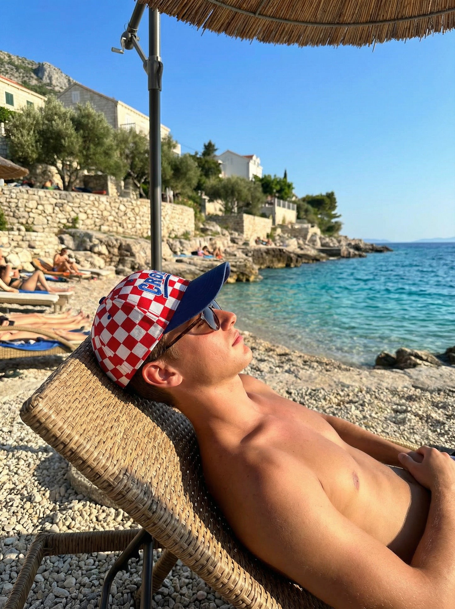 Croatia Šilterica – Šahovnica s Plavim Šiltom i Natpisom