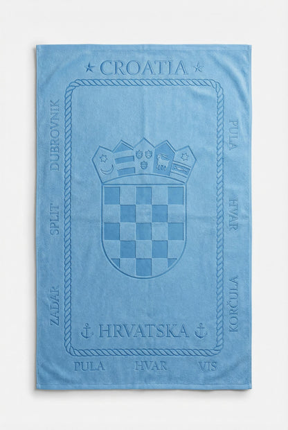 Croatia ručnik s grbom - Plava boja