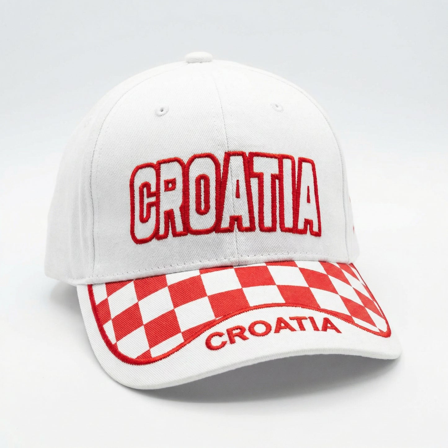 Croatia Šilterica – Bijela s Crvenim Natpisom i Šahovnicom na Šiltu