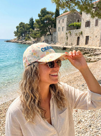 Croatia Kadetska Kapa – Bijela s Vezenim Natpisom